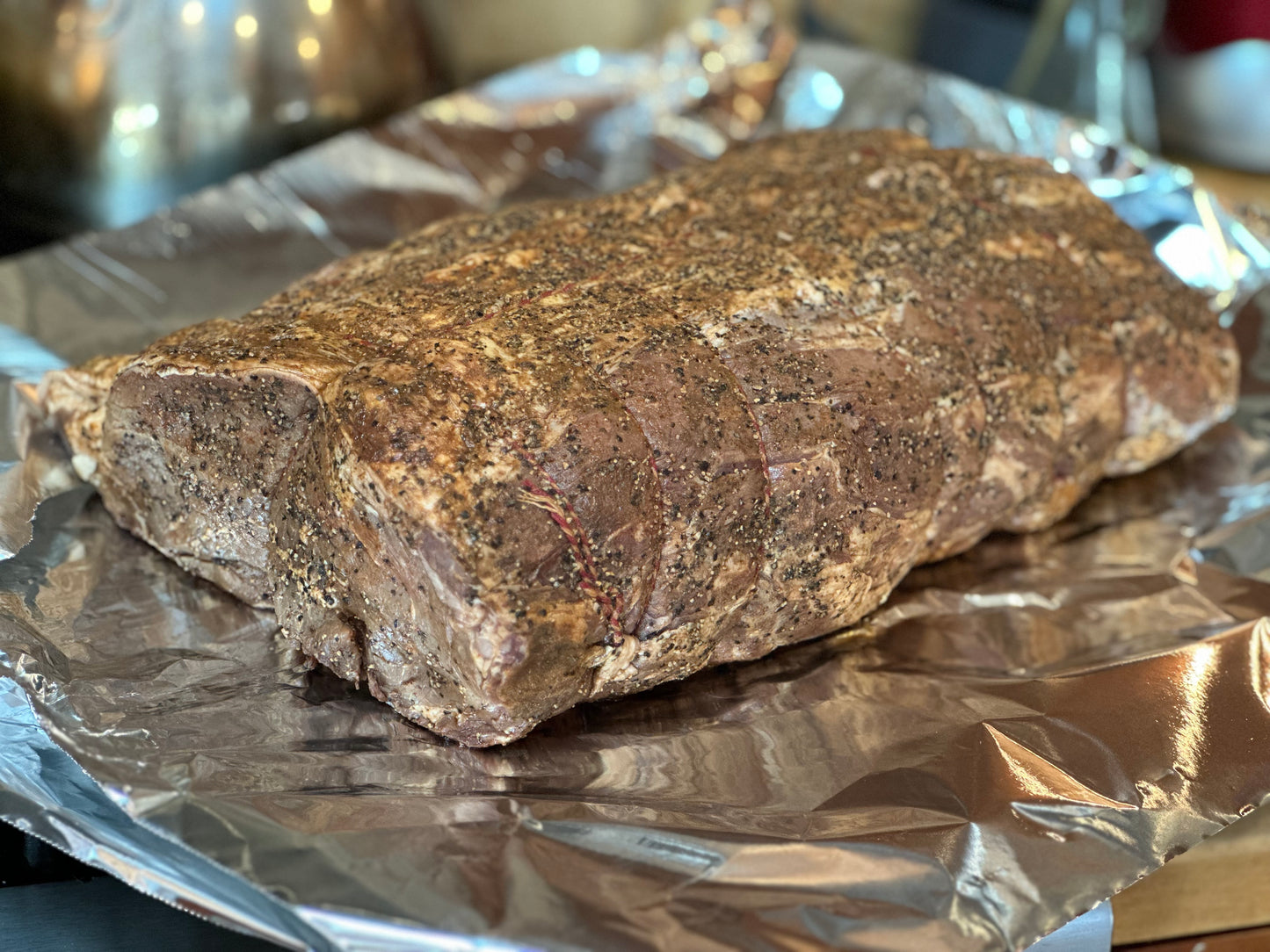 Holiday Smoked Angus Rib Roast