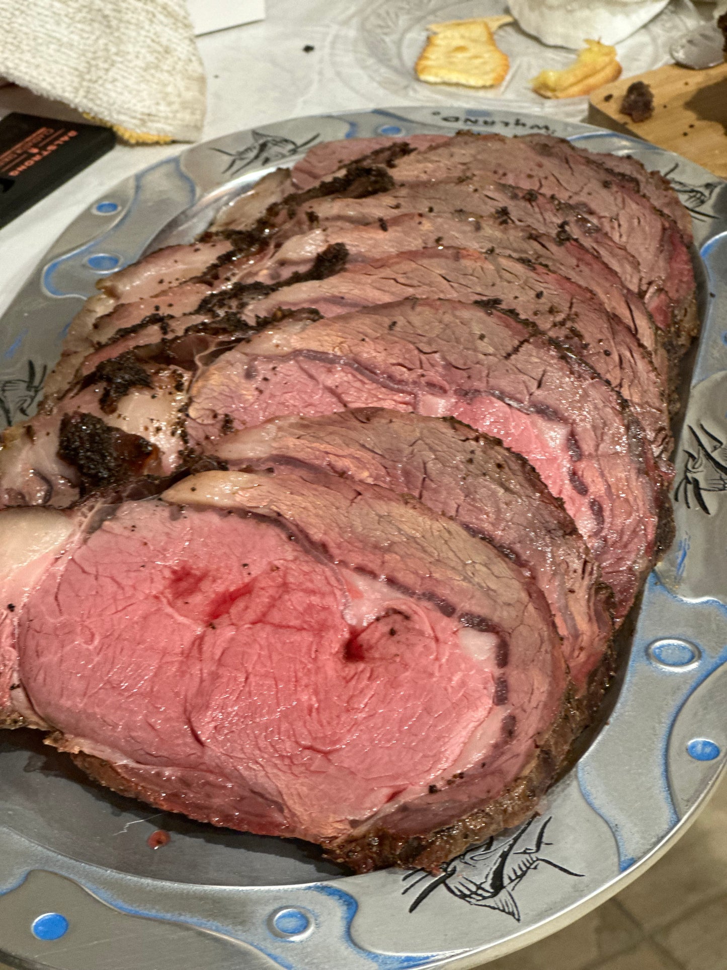 Holiday Smoked Angus Rib Roast