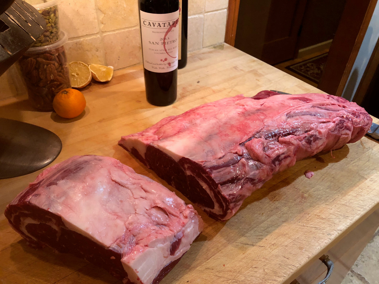 Holiday Smoked Angus Rib Roast